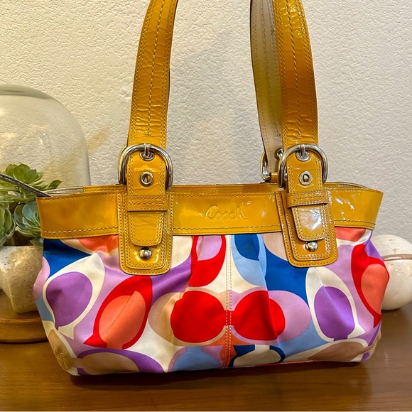 Coach | Bags | Coach Soho Scarf Print Multicolor Signature